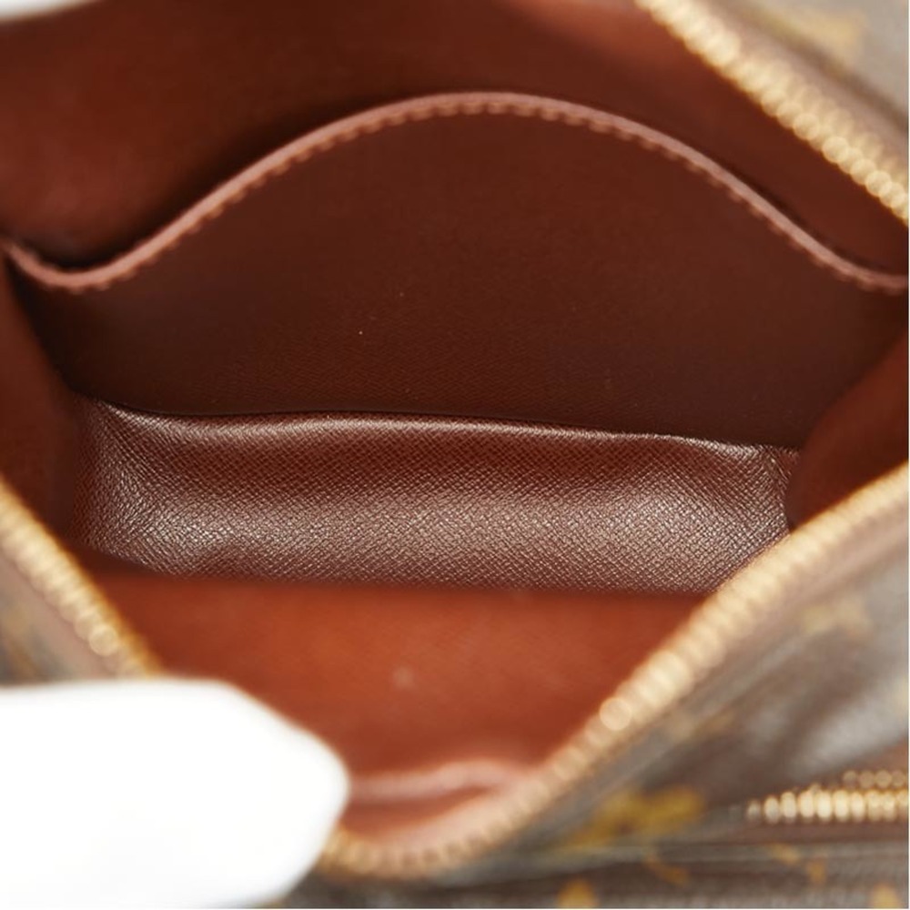 LOUIS VUITTON Brown Monogram Leather Shoulder Bag - Picture 11 of 13